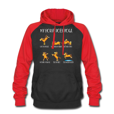 Pferde Hoodie - Mein Pferd macht Pferde Yoga, Pony, Reiten, Hof