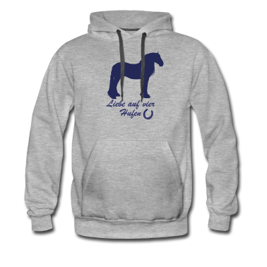 Pferde Hoodie - Liebe auf vier Hufen