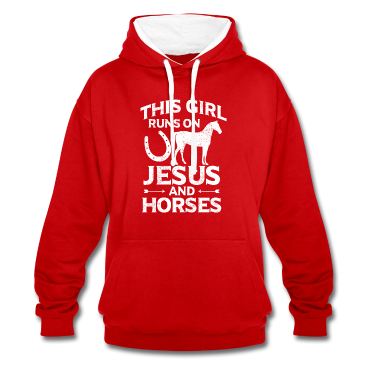 Pferde Hoodie - Lustiger Mädchen Pferde Spruch