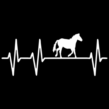Motiv Pferde puls herz herzlinie