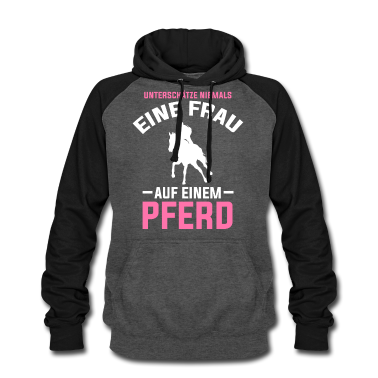 Pferde Hoodie - Pfert Reiterin Reitverein Pferdesport Geschenk