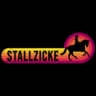 Motiv Stallzicke Pferde Retro Geschenk