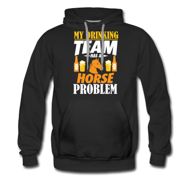 Pferde Hoodie - Pferde Alkohol T-shirt Geschenk Horse gift alcohol
