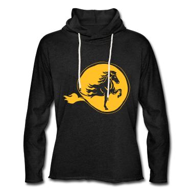 Pferde Hoodie - Islandpferd mit Feuer, Feuriger Isländer