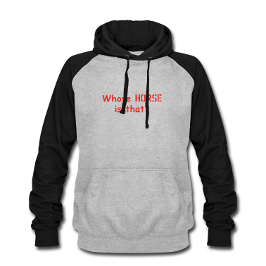 Pferde Hoodie - Whose horse is that Pferd Geschenk Reiten
