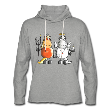 Pferde Hoodie - Teufel Vs Engel Pferde - Pferd