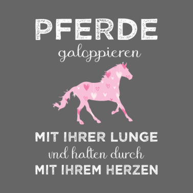 Motiv Pferde galoppieren - Lustiges Pferd Reiten Sprüche