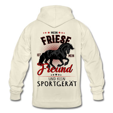 Pferde Hoodie - Friese schwarzes Pferd Pferdespruch Geschenk