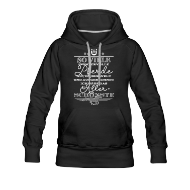 Pferde Hoodie - So viele Pferde und ausgerechnet ich hab das Beste