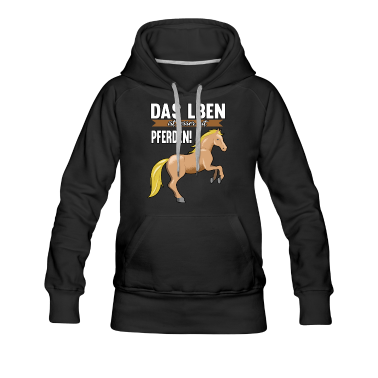 Pferde Hoodie - Pferd Pony Pferde Reiten Reiterin Springpferd