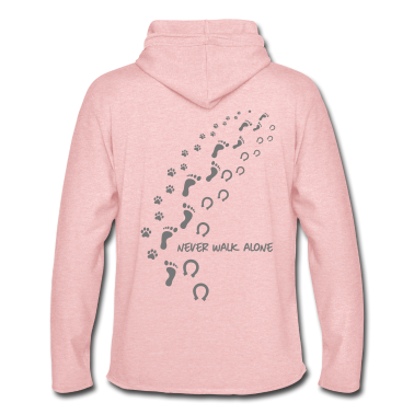 Pferde Hoodie - never walk alone hund pferd