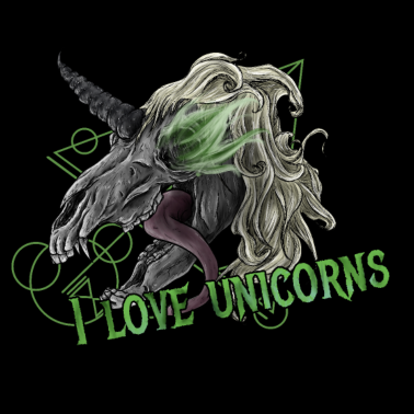 Motiv I love unicorns