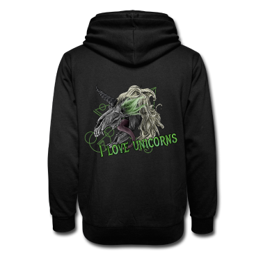 Pferde Hoodie - I love unicorns