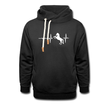 Pferde Hoodie - EIN HERZ FÜR PFERDE - ICH LIEBE PFERDE!