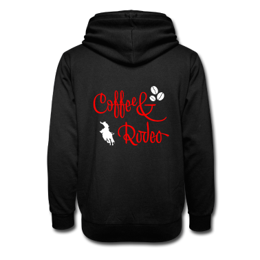 Pferde Hoodie - Kaffee und Rodeo Cafe Pferd Reiter Lasso Geschenk