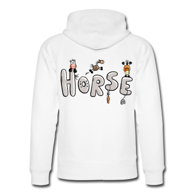 Pferde Hoodie - Pferde Schriftzug