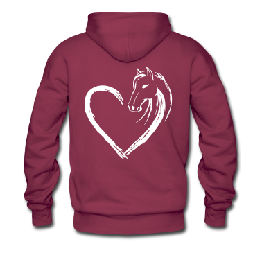 Pferde Hoodie - Pferde Herz