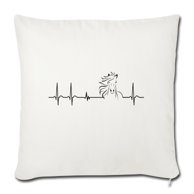 Pferde Kissenbezug - Herzschlag Reiterin Pferd Kind Geschenk Reiter