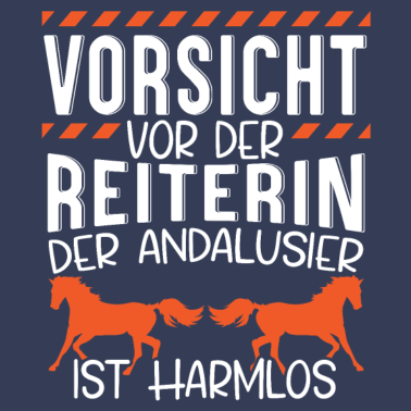 Motiv Pferdespruch Reiterin Pferdeliebe Andalusier Pferd