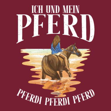 Motiv Ich und mein Pferd Pferdi Pferdi Pferd