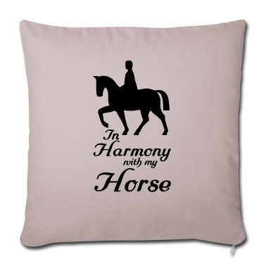Pferde Kissenbezug - Reiter Spruch, Pferd,Tier, Reiten, Sport, Geschenk