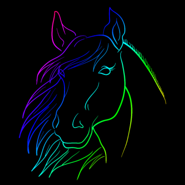 Motiv Pferd Pferde Süß Reiten Geschenk Geschenkidee