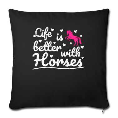 Pferde Kissenbezug - Pferde Spruch