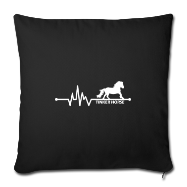 Pferde Kissenbezug - Irsih Tinker Pferd Herzschlag für Reiter Reiterin