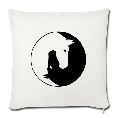 Pferde Kissenbezug - Yin yang Pferd