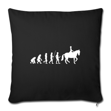 Pferde Kissenbezug - Reiter Reitsport Evolution Geschenk