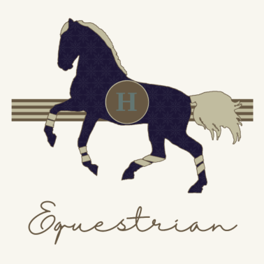 Motiv ÄQUESTRISCHES Pferd, mit einem Pferd, in Pferden