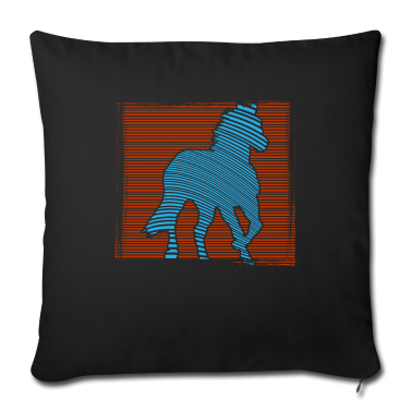 Pferde Kissenbezug - Pferd Reiter Pferde