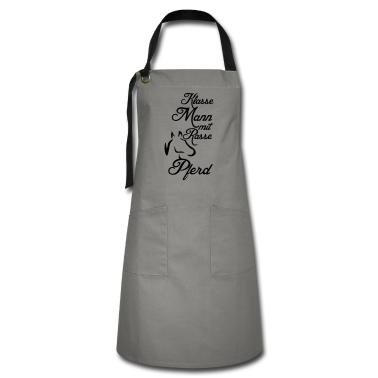Pferde Schürze - Klasse Mann - Rassepferd Geschenk