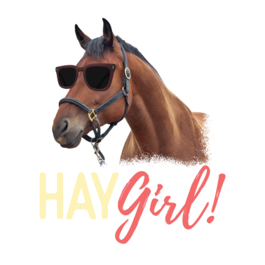 Motiv Heu-Mädchen-Pferdeliebhaber-Reiten