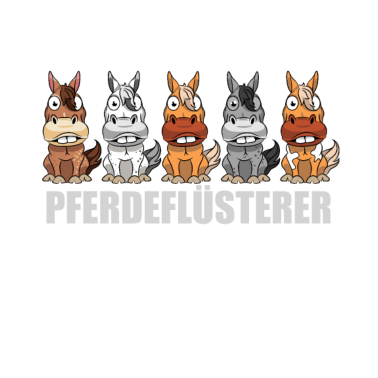 Motiv Pferdeflüsterer Pferde Reiten lustig Pferd