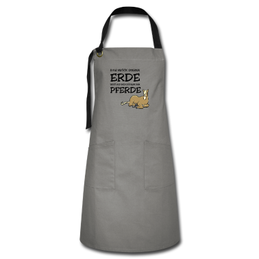 Pferde Schürze - Das Glück dieser Erde - Pferd mit Spruch