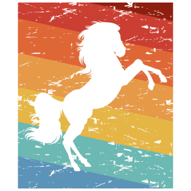 Motiv Pferd Pferde Silhouette