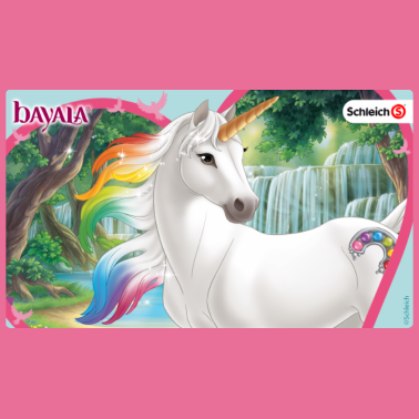 Motiv Schleich bayala Regenbogeneinhorn Stute Brotdose