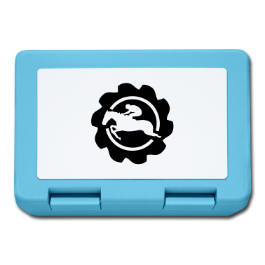 Pferde Brotdose - Pferd Pferd Logo Banniere Stempel Pferde