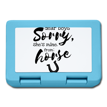 Pferde Brotdose - Pferde