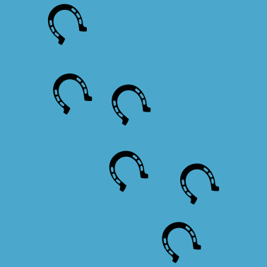 Motiv pferd fußspuren spuren pferde