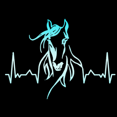 Motiv Pferd Herzschlag reiten
