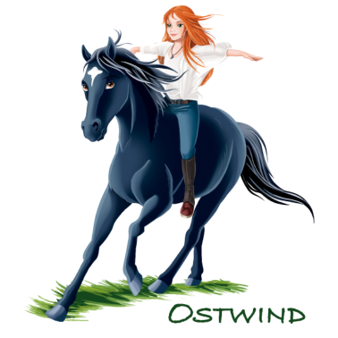 Motiv Ostwind Mika und Ostwind beim Reiten