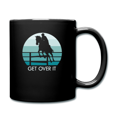 Pferde Tasse - Pferdesport, Pferdedesign - Überwinde es