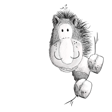 Motiv Lustiges Pferd I Pony I Comic