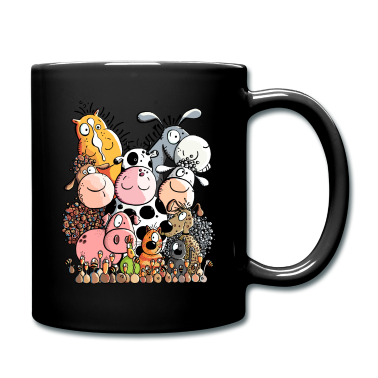 Pferde Tasse - Lustiger Tierhaufen - Bauernhof - Tier