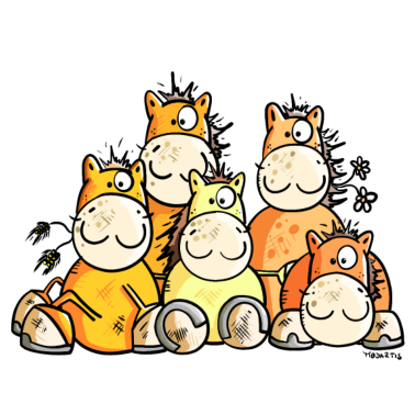 Motiv Pferde Freundschaft