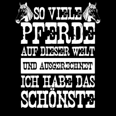 Motiv So viele Pferde auf dieser Welt, reiten, Geschenk