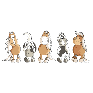 Motiv Funny Horses - Pferde - Pferd