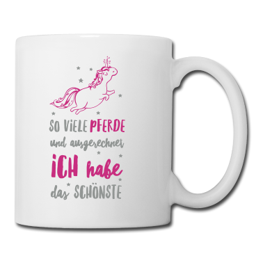 Pferde Tasse - Schönste Einhorn
